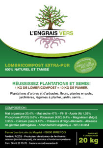 fiche descriptive l'engrais vers