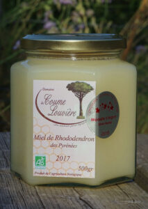 pot de miel de rhododendron bio